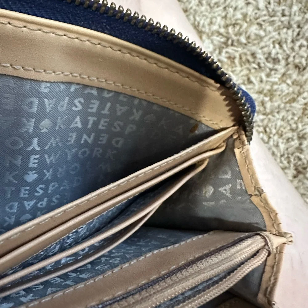 Kate Spade Blue Wallet - Picture 15 of 16